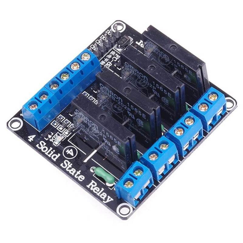 4 Channels Solid State Relay Module(Low Trigger)